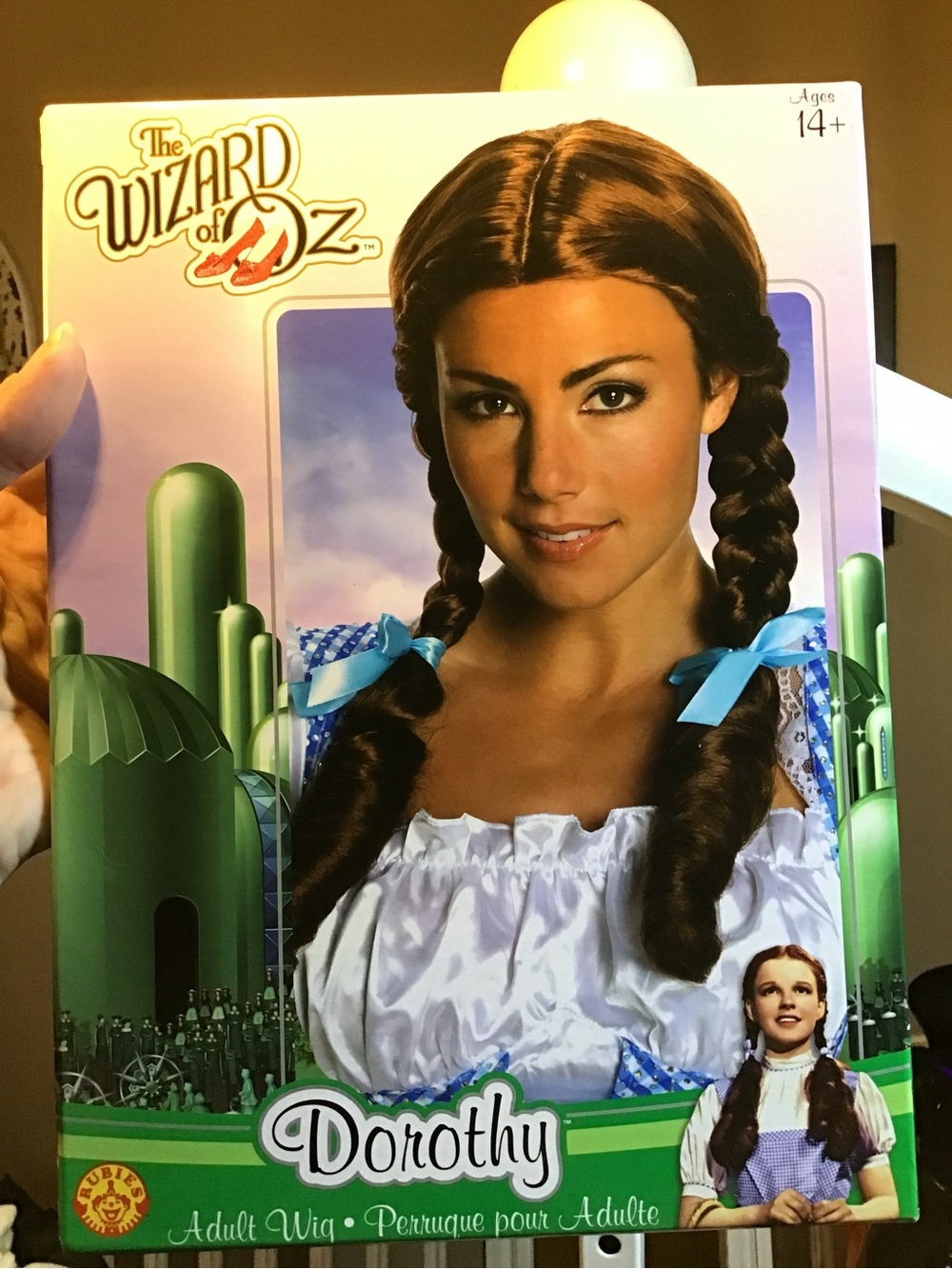 Wizard of oz Dorothy adult wig 14+-NEW